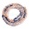 Natural & Synthetic Mixed Gemstone Beads Strands G-D080-A01-03-15-2
