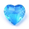 K9 Glass Rhinestone Pendants GLAA-Q087-05-1