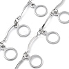 304 Stainless Steel Link Chains CHS-U002-05P-07-1