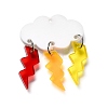 Opaque Acrylic Pendants OACR-L019-03B-1