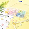 130Pcs 10 Colors Gradient Color Transparent Acrylic Beads OACR-FS0002-05-10