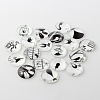 Retro Black and White Picture Glass Cabochons GGLA-A002-20mm-NN-1