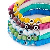 Polymer Clay Heishi Beads Stretch Bracelets Sets BJEW-JB05905-1