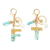 Transparent Epoxy Resin Pendant Keychains KEYC-FS00022-25-2