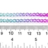 Gradient Color Baking Paint Glass Bead Strands DGLA-A039-T2mm-A011-5