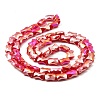 AB Color Plate Glass Beads Strands EGLA-P051-06A-B04-3