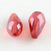 AB-Color Plated Teardrop Glass Beads EGLA-R104-8x11-2