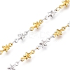 304 Stainless Steel Star Link Chains CHS-M003-04GP-1