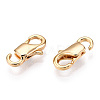 Brass Lobster Claw Clasps KK-N254-13G-2