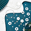 100Pcs 2 Style ABS Plastic Imitation Pearl Beads OACR-AR0001-11-6