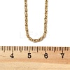 304 Stainless Steel Lumachina Chain Necklaces X-NJEW-F248-17A-G-2