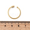 304 Stainless Steel & Natural Shell Cuff Rings for Women RJEW-G372-01G-03-5