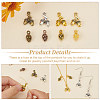 96Pcs 8 Style Tibetan Style Alloy Pendants Sets TIBEP-FG0001-04-3