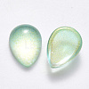 Transparent Spray Painted Glass Cabochons GLAA-S190-012C-A01-2