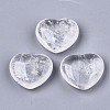 Natural Quartz Crystal Heart Love Stone G-N0326-56J-1