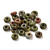 Natural Unakite European Beads G-R488-02M-1