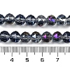 Transparent Electroplate Glass Beads Strands EGLA-N002-34C-C17-4