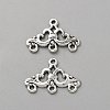 100Pcs Tibetan Style Alloy Chandelier Component Links FIND-WH0431-31G-1