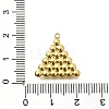 Ion Plating(IP) 304 Stainless Steel Pendants STAS-C115-01A-G-3