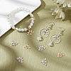 24Pcs 2 Colors 201 Stainless Steel Pendants STAS-SC0005-73-4