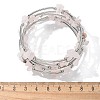Gemstone Chip Warp Bracelets X-BJEW-JB01517-01-7
