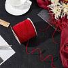 Polyester Velvet Ribbon for Gift Packing and Festival Decoration SRIB-M001-4mm-260-5