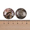 Natural Rhodonite Cabochons G-H1596-FR-25mm-13-3