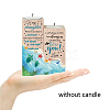 Wood Candle Holder AJEW-WH0268-004-5