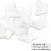 Natural White Shell Mother of Pearl Shell Beads SSHEL-BC0001-15-2