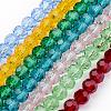 Transparent Glass Bead Strands GLAA-G013-4mm-M-1