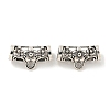 Tibetan Style Alloy Tube Beads FIND-M011-15B-AS-1