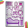 Stainless Steel Metal Cutting Dies Stencils DIY-WH0289-063-1