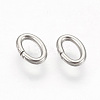 Tarnish Resistant 304 Stainless Steel Open Jump Rings Jewelry Findings X-STAS-L215-11P-2