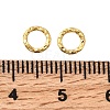 Brass Soldered Closed Rings KK-B147-05A-G-3