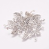 Tibetan Style Umbrella Pendants TIBEP-LF1300YKG-AS-LF-2