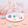Handmade Polymer Clay Pendants CLAY-SC0001-06-5