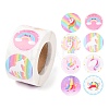 8 Styles Unicorn Paper Stickers DIY-L051-008-1