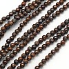 Natural Bronzite Round Beads Strands G-N0166-32-4mm-1