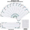 25Pcs Rectangle Paper Manuscript Name Plates DIY-WH0491-09A-2
