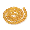 Synthetic Citrine Beads Strands X-G-S150-14-8mm-3