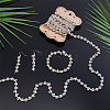 2.5 Yards Brass Rhinestone Strass Chains CHC-UN0001-05-4