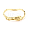 Snake Grooved Cuff Bangle BJEW-D448-24G-RS-3
