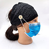 Cotton Elastic Headbands for Girls OHAR-S197-068-2