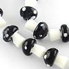 Mushroom Handmade Lampwork Beads Strands LAMP-R116-11-3