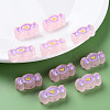 Transparent Acrylic Beads MACR-S374-05B-06-6