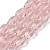 Transparent Glass Beads Strands EGLA-N013-T10mm-D18-1