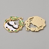 Alloy Enamel Pendants FIND-TAC0010-72D-2