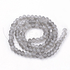 Electroplate Glass Beads Strands X-EGLA-S141-4mm-01D-2