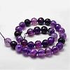 Natural Agate Bead Strands G-G882-12mm-C01-2-2