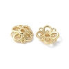 Flower Brass Bead Caps KK-F892-34G-09-1